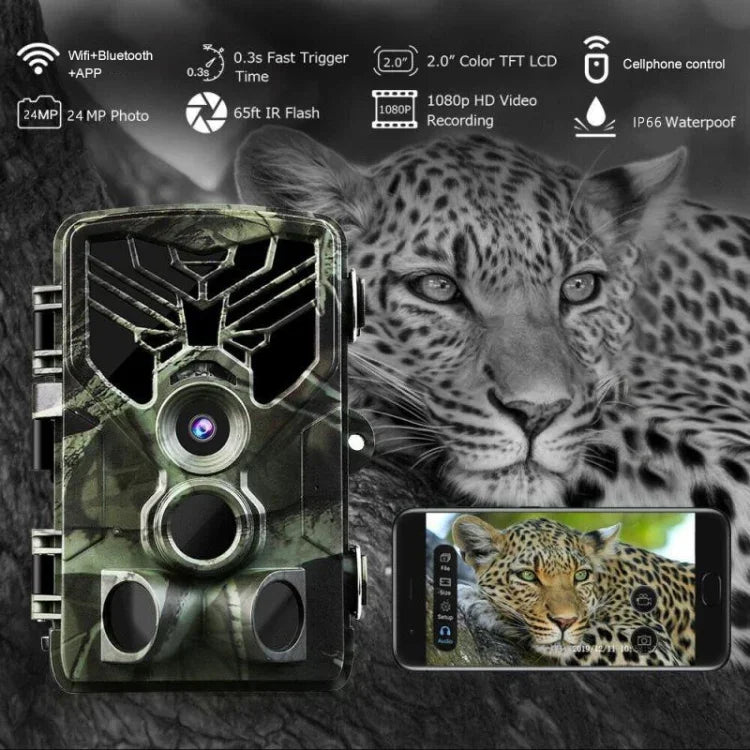 Suntek WiFi830 APP+WiFi 24MP 紅外追蹤攝影機無線藍牙控制，WiFi830