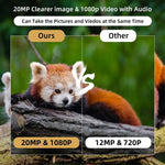20MP 1080P 狩獵追蹤攝影機帶夜視野生動物偵察拍照，MiNi301