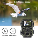20MP 1080P 狩獵追蹤攝影機帶夜視野生動物偵察拍照，MiNi301
