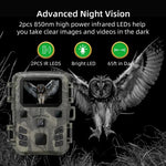20MP 1080P 狩獵追蹤攝影機帶夜視野生動物偵察拍照，MiNi301