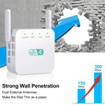 2.4G 300M Wi-Fi 放大器 長距離 WiFi 中繼器 無線信號增強器，美規白色插頭，歐規白色插頭，英規白色插頭，美規黑色插頭，歐規黑色插頭，英規黑色插頭