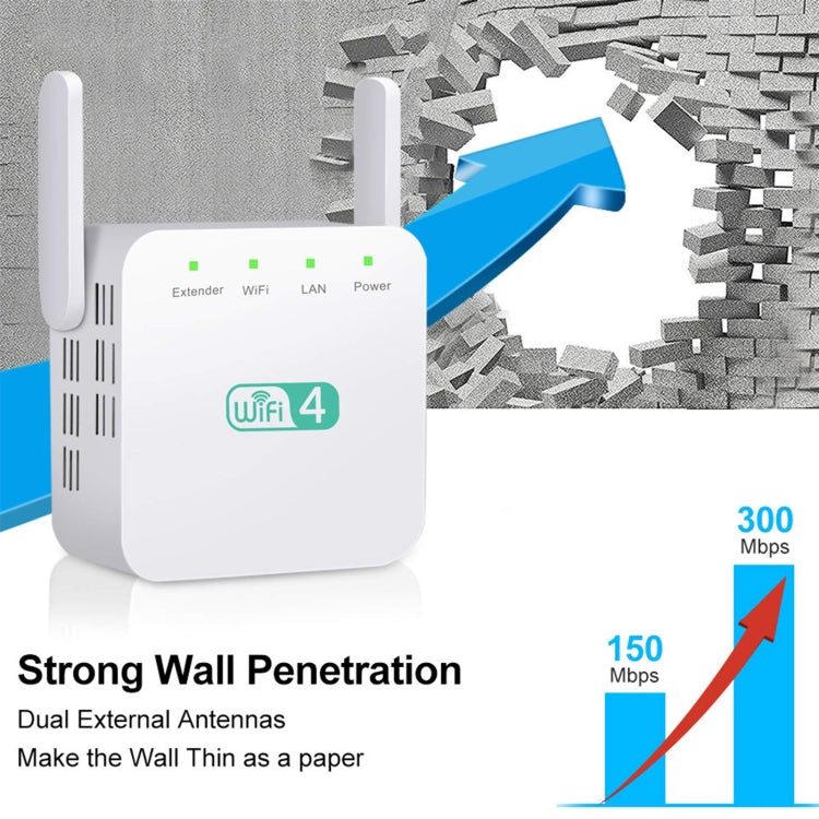 2.4G 300M Wi-Fi 放大器 長距離 WiFi 中繼器 無線信號增強器，美規白色插頭，歐規白色插頭，英規白色插頭，美規黑色插頭，歐規黑色插頭，英規黑色插頭