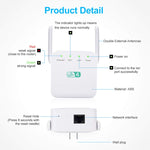 2.4G 300M Wi-Fi 放大器 長距離 WiFi 中繼器 無線信號增強器，美規白色插頭，歐規白色插頭，英規白色插頭，美規黑色插頭，歐規黑色插頭，英規黑色插頭
