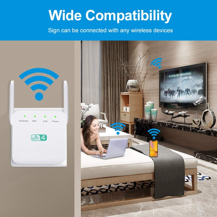 2.4G 300M Wi-Fi 放大器 長距離 WiFi 中繼器 無線信號增強器，美規白色插頭，歐規白色插頭，英規白色插頭，美規黑色插頭，歐規黑色插頭，英規黑色插頭