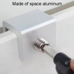 Child Safety Protection Screen Window Limiter Sliding Door Latch With Key, Ordinary Model+Straight Key, Ordinary Model+L Shaped Key, Wider Model+Straight Key, Wider Model+L Shaped Key