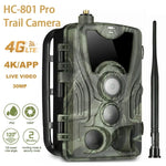 HC-801Pro 4K 4G 戶外狩獵攝影機 APP 遠程手機控制隨時查看照片和視頻，歐規插頭，美規插頭，澳規插頭