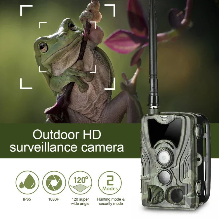 HC-801Pro 4K 4G 戶外狩獵攝影機 APP 遠程手機控制隨時查看照片和視頻，歐規插頭，美規插頭，澳規插頭