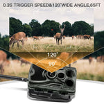 HC-801Pro 4K 4G 戶外狩獵攝影機 APP 遠程手機控制隨時查看照片和視頻，歐規插頭，美規插頭，澳規插頭