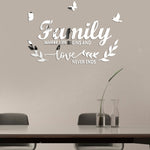 壓克力Familylove立體鏡面牆貼 家用自粘裝飾軟鏡面，Familylove款