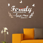 壓克力Familylove立體鏡面牆貼 家用自粘裝飾軟鏡面，Familylove款