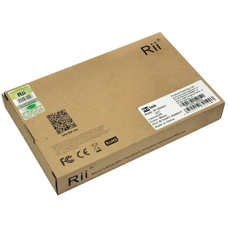 Rii X1 2.4G 迷你經典無線鍵盤鍵盤與滑鼠一體套件