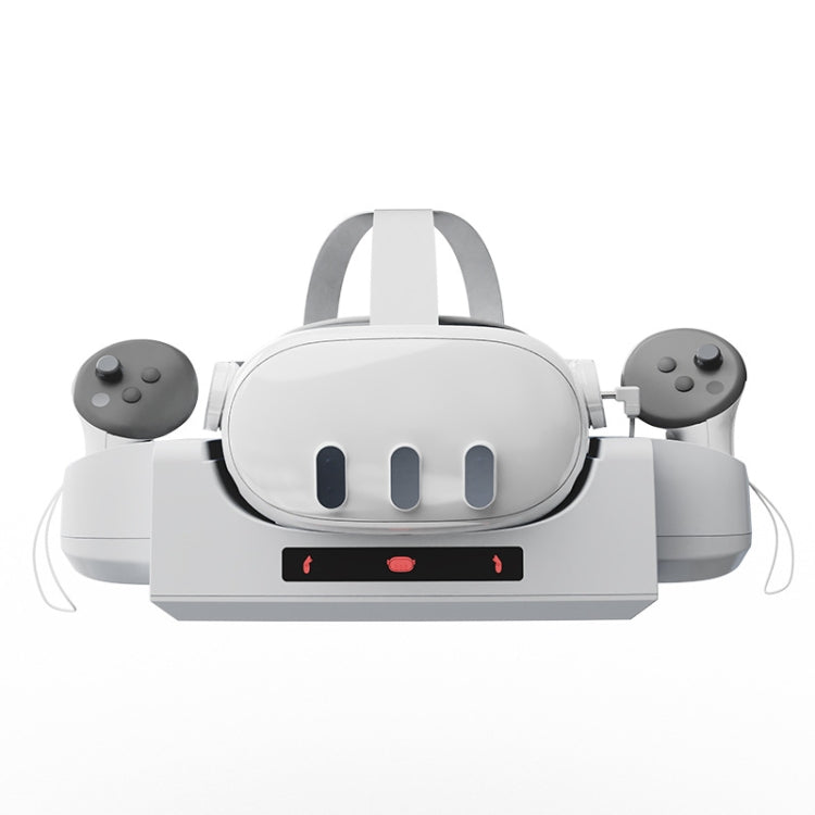 適用於 Meta Quest 3 VR 頭盔充電底座壁掛式快速充電架，帶 LED 指示燈