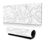 大型抽象滑鼠墊玩家辦公電腦桌墊，300 x 600 x 2毫米，300 x 700 x 2毫米，300 x 800 x 2毫米，400 x 900 x 2毫米