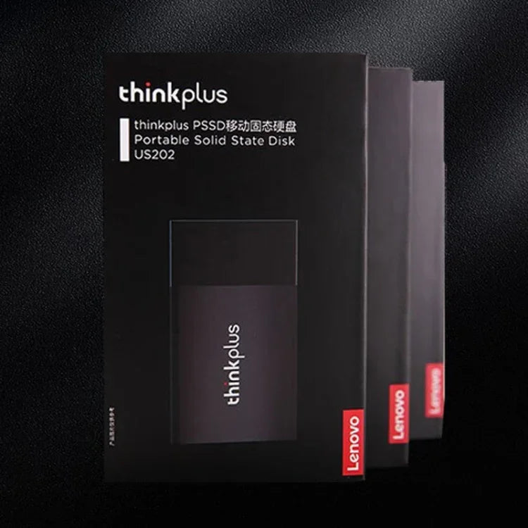 Lenovo Thinkplus US202 USB3.1 輕巧便攜行動固態硬碟，512G，1T，2T
