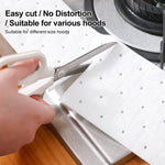 10pcs /Pack Disposable Oil Groove Suction Paper for Cooker Hoods, 7x90cm Regular, 10x90cm Regular, 7x90cm Thickened, 10x90cm Thickened