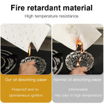 10pcs /Pack Disposable Oil Groove Suction Paper for Cooker Hoods, 7x90cm Regular, 10x90cm Regular, 7x90cm Thickened, 10x90cm Thickened