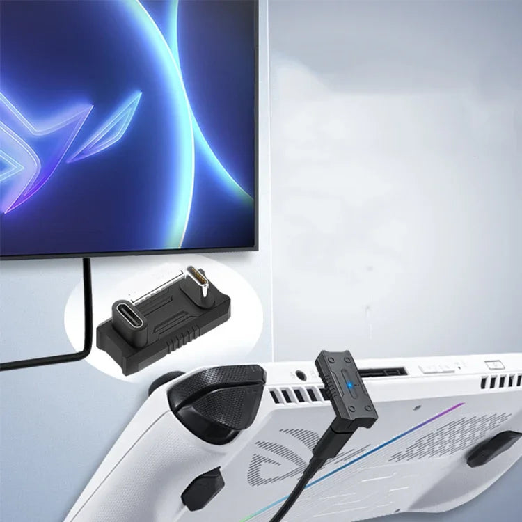 適用於 ASUS ROG Ally / Switch 20Gbps 數據轉接器 8K 60Hz 140W USB-C/Type-C 快充轉換器