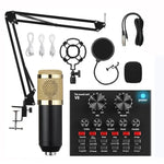 音頻電容麥克風錄音室唱歌麥克風，BM800+V8S聲卡套裝，BM800+V8聲卡套裝