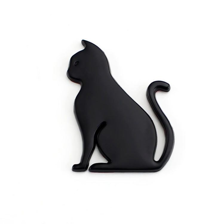3D Cute Car Decoration Body Scratch Blocking Sticker, Black Cat