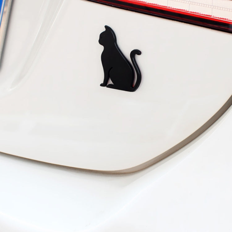 3D Cute Car Decoration Body Scratch Blocking Sticker, Black Cat