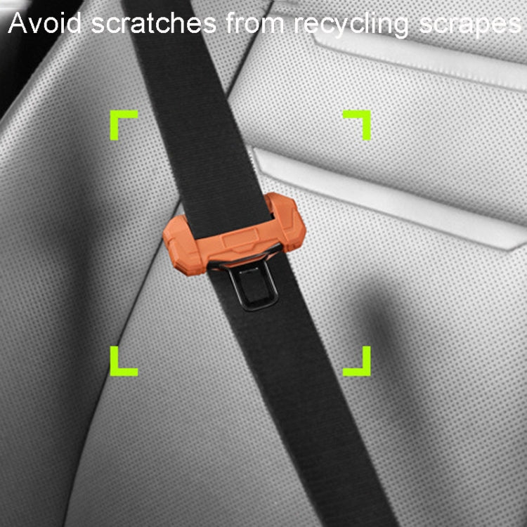 Car Seatbelt Buckle Protective Cover Anti Scratch Silicone Protector For Safety Belt Plugs, Large, Small