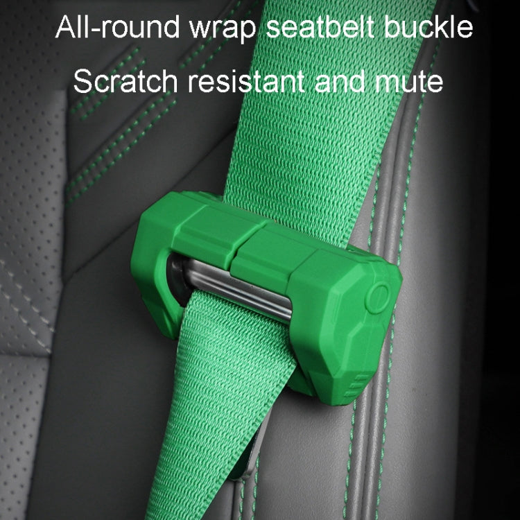 Car Seatbelt Buckle Protective Cover Anti Scratch Silicone Protector For Safety Belt Plugs, Large, Small