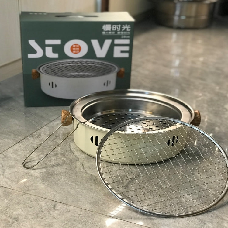 炭火燒烤不銹鋼戶外露營烹飪茶爐周圍燒烤爐，款式A，款式B