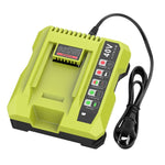 36-40V 工具切割機電池充電器，適用RYOBI PO401 / PO403 / PO400，美規，歐規，英規，澳規