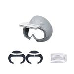 適用於 PICO 4 Hibloks VR 眼鏡臉部護墊帶風扇，1 件 PU 棉，2 件 PU 棉，1 件冰絲，2 件冰絲