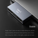 Type-C 擴充基座電腦充電數據埠電源適配器，2 x Type-C 母頭轉 2 x Type-C 公頭，2 x Type-C 母頭轉 Type-C 公頭