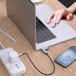 Type-C 擴充基座電腦充電數據埠電源適配器，2 x Type-C 母頭轉 2 x Type-C 公頭，2 x Type-C 母頭轉 Type-C 公頭