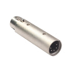 鋅合金外殼大型 3 針母頭 XLR 轉 5 針公頭 XLR DMX 信號燈 XLR 轉接器