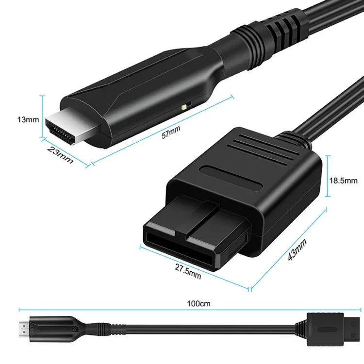 N64 轉 HDMI 轉換器，適用於任天堂 Gamecube N64 / SNES / NGC，N64 轉 HDMI