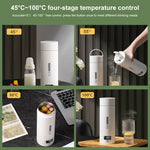 300W 500ml 電熱水杯智能沸騰壺溫控壺，SUS304美規插頭，SUS316美規插頭，SUS304英規插頭，SUS316英規插頭，SUS304歐規插頭，SUS316歐規插頭