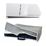 適用於 PS5 Slim 光碟及數位主機防塵保護殼，垂直灰色、垂直黑色、水平灰色、水平黑色