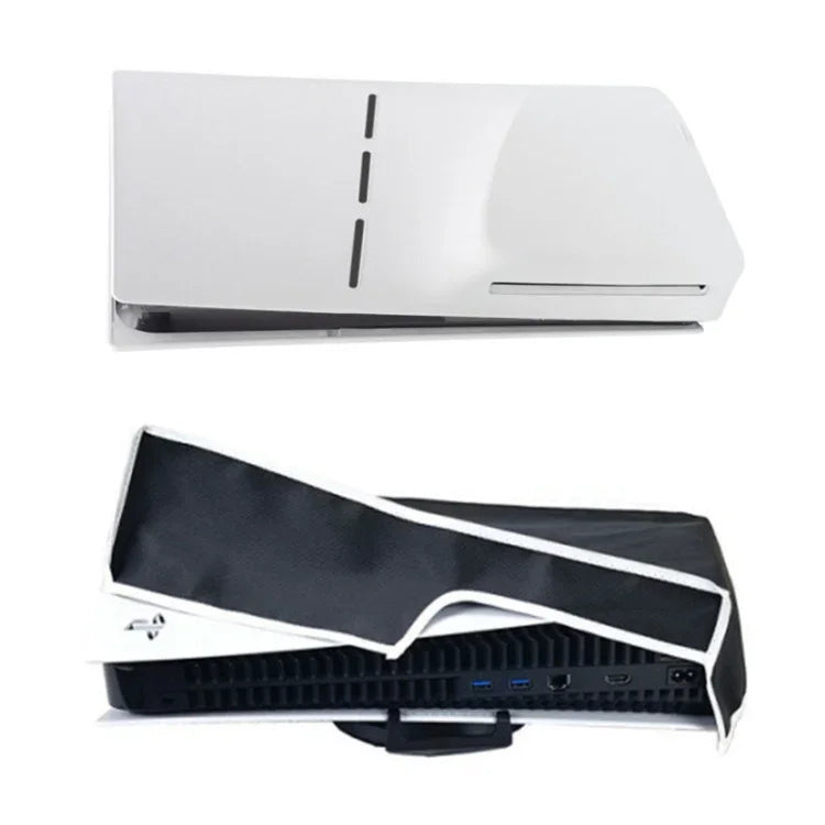 適用於 PS5 Slim 光碟及數位主機防塵保護殼，垂直灰色、垂直黑色、水平灰色、水平黑色