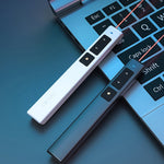 Deli 2.4GHz 翻頁器 USB 點擊器 紅光適用 PPT，2802（黑色）、2802（白色）