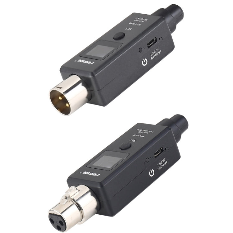 MTU-002 麥克風無線系統 UHF DSP 發射器與接收器 麥克風/線路雙模式