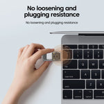 OTG 轉換器 USB 轉 SD/TF 2 合 1 多功能透明讀卡器，透明
