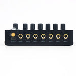 Ultra-Compact Low-Noise 6 Channel Stereo Audio Mixer, US Plug, MIX600