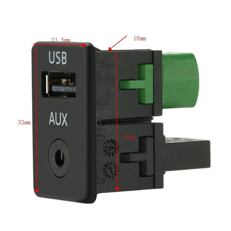 For Magotan New Touran Modified VW CD Player RCD510/310+/300+USB Switch Base+Wiring Harness, For Magotan New Touran