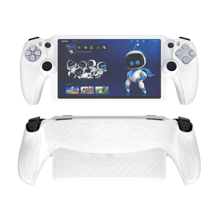 適用於 Sony PS Portal 遊戲主機矽膠保護套，噴油全包保護殼，矽膠材質