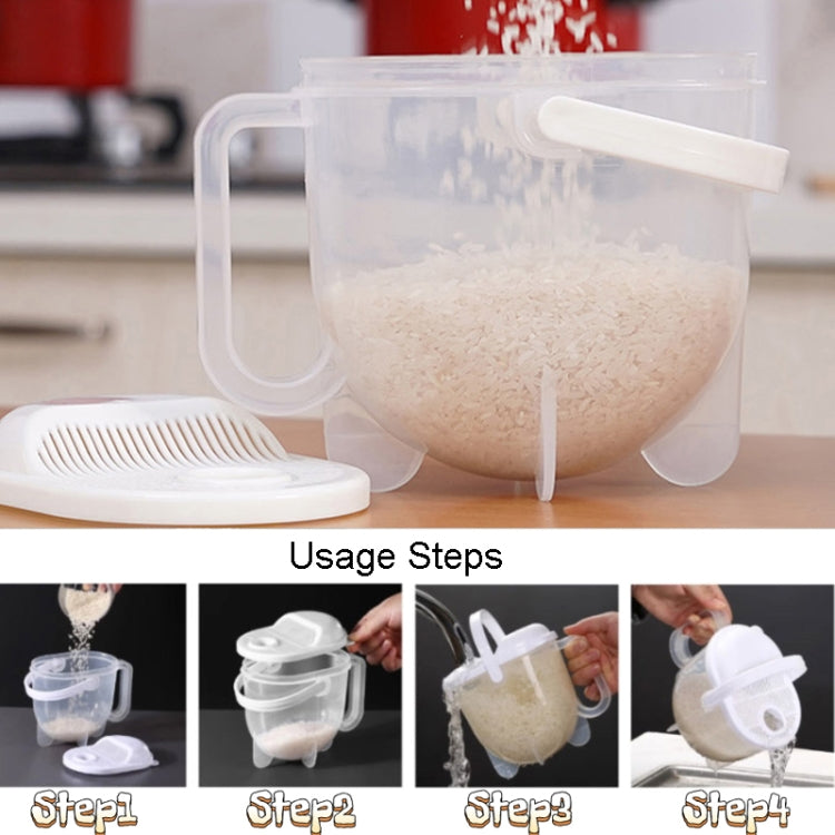 家用廚房洗米篩洗米器對流塑膠洗米盤
