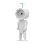 Mini Astronaut Magnetic LED Night Light Desktop Building Block Ornaments Desk Lamp, Round White, Round Pink, Round Blue, Round Green, Square White, Square Pink, Square Blue, Square Green