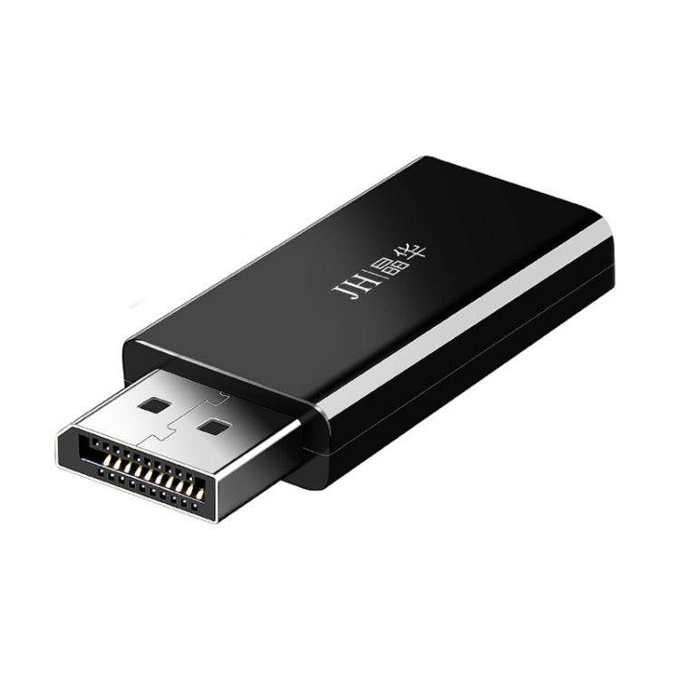 JINGHUA DP 公頭轉 HDMI 母頭轉接器影音連接器，1080P 通用版，4K 通用版