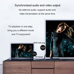 JINGHUA DP 公頭轉 HDMI 母頭轉接器影音連接器，1080P 通用版，4K 通用版