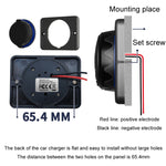 Car Ship Modified Waterproof USB Socket Charger, UCC-350 AC3.1A Total 3.1A 15.5W