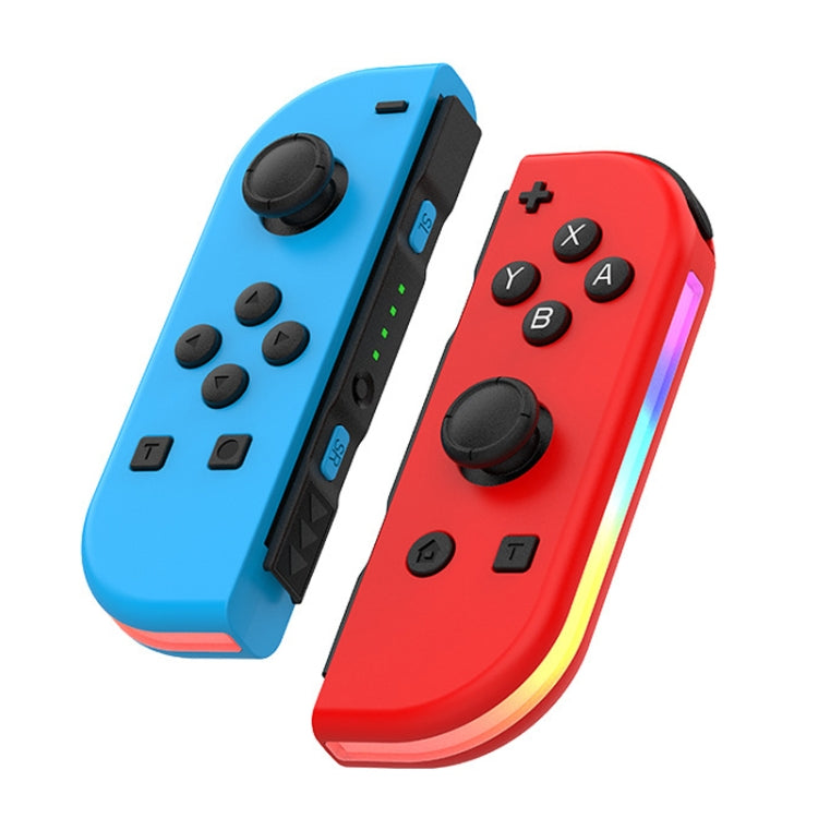 JOY-02 Gaming Left And Right Handle With RGB Lights Body Feel Bluetooth Gamepad For Switch / Switch OLED / Switch Pro / Switch Lite / Switch Joycon, Blue Red, Green Blue, White, Gray, Pink Green, Orange Purple, Light Pink Light Green