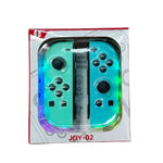 JOY-02 遊戲左右手把帶 RGB 燈光體感藍牙遊戲手柄 適用於 Switch / Switch OLED / Switch Pro / Switch Lite / Switch Joycon，藍紅、綠藍、白色