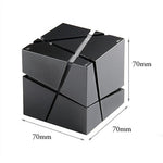 Qone Cube AI Smart Voice-Controlled Bluetooth Speaker RGB Light Mini Wireless Audio, AI Voice-Controlled (Black), AI Voice-Controlled (White), AI Voice-Controlled (Blue), AI Voice-Controlled (Pink)